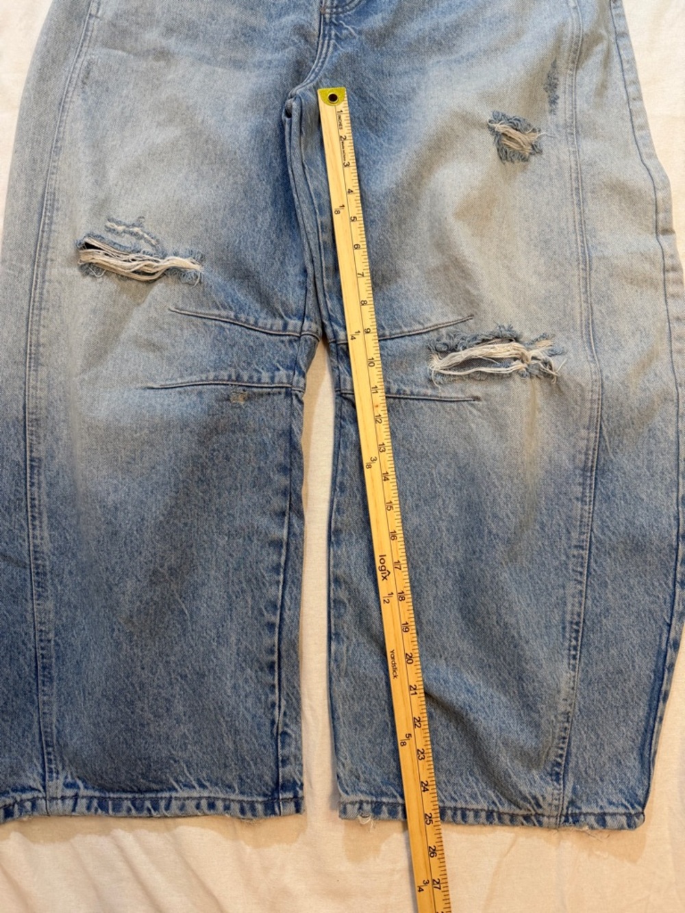 NWOT FREE PEOPLE BARREL JEANS size 29 - Picture 6 of 6